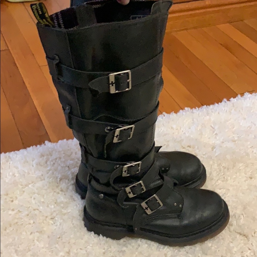 🖤 Dr Martens Rare Phina Tall Buckle Boots